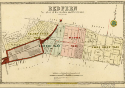 Old Map of Redfern